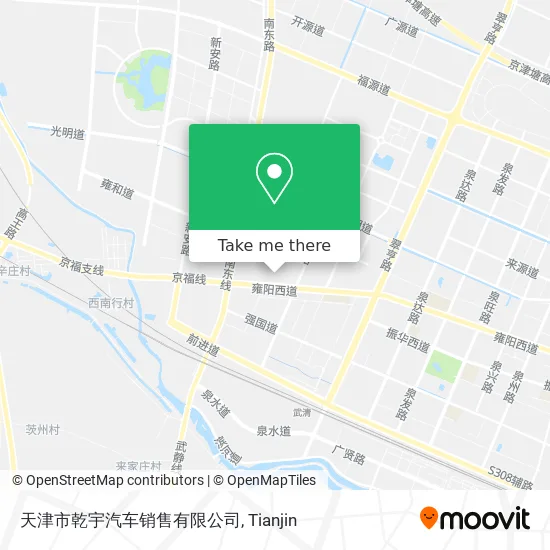 天津市乾宇汽车销售有限公司 map
