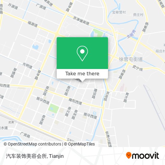 汽车装饰美容会所 map