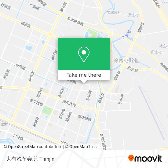 大有汽车会所 map