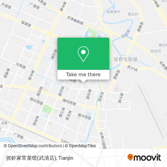 抓虾家常菜馆(武清店) map