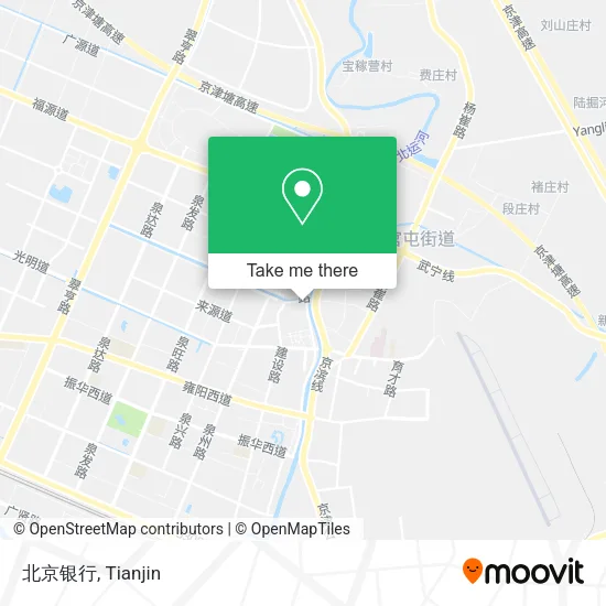 北京银行 map