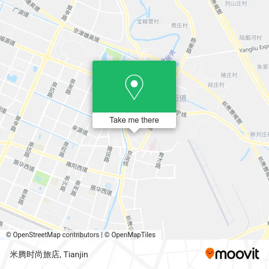 米腾时尚旅店 map