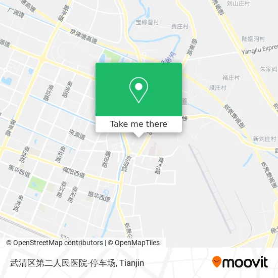 武清区第二人民医院-停车场 map