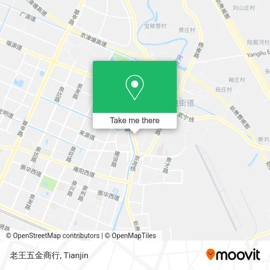 老王五金商行 map