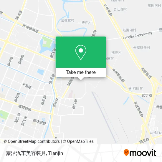 豪洁汽车美容装具 map