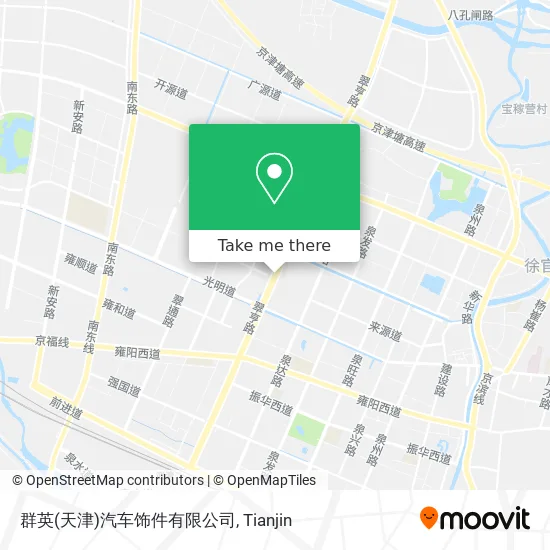 群英(天津)汽车饰件有限公司 map