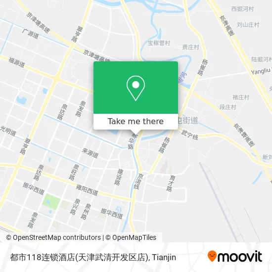 都市118连锁酒店(天津武清开发区店) map