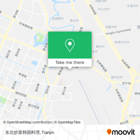 东北炒菜韩国料理 map