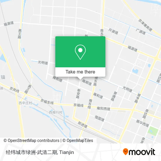经纬城市绿洲-武清二期 map