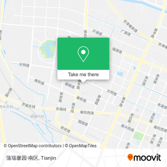 蒲瑞馨园-南区 map