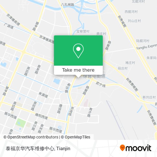 泰福京华汽车维修中心 map