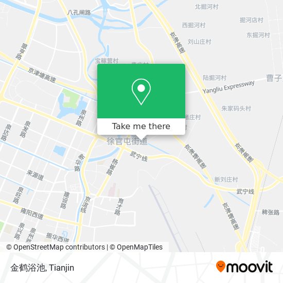 金鹤浴池 map