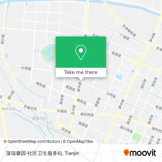 蒲瑞馨园-社区卫生服务站 map