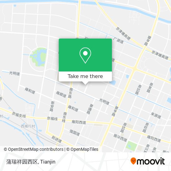 蒲瑞祥园西区 map