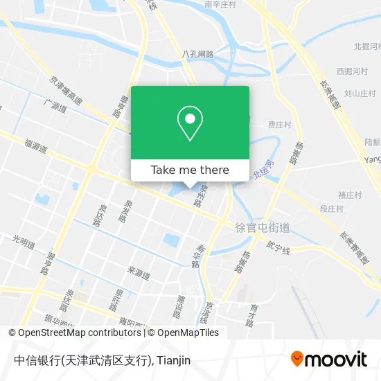 中信银行(天津武清区支行) map
