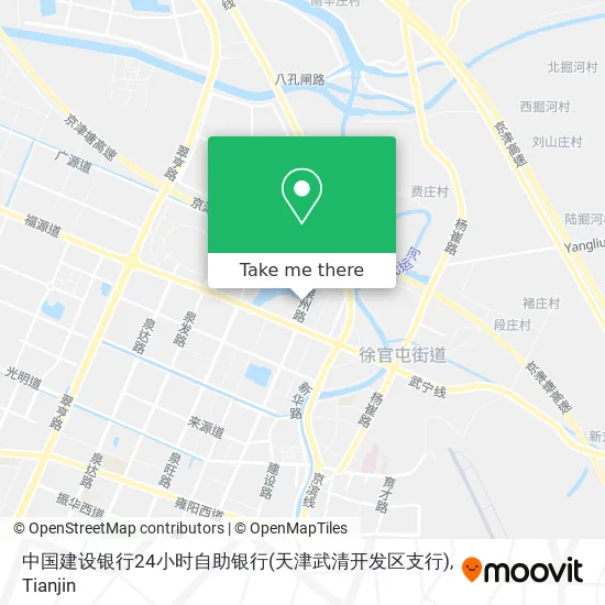 中国建设银行24小时自助银行(天津武清开发区支行) map