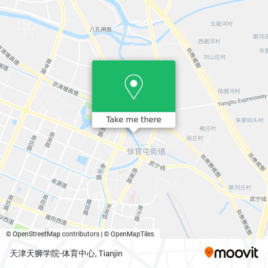 天津天狮学院-体育中心 map