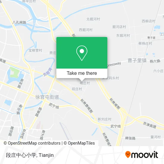 段庄中心小学 map