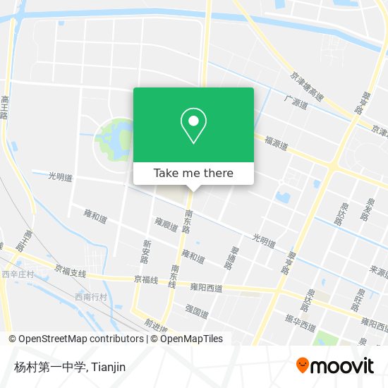 杨村第一中学 map