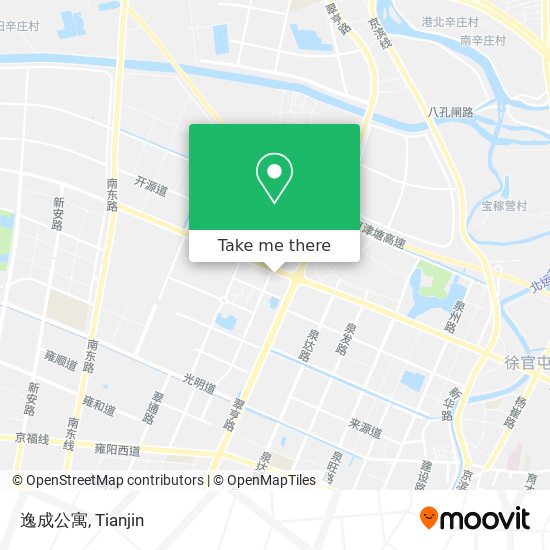 逸成公寓 map