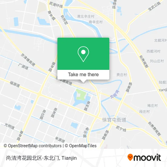 尚清湾花园北区-东北门 map
