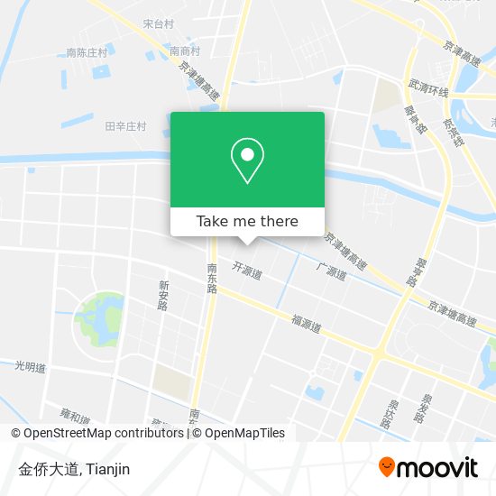 金侨大道 map