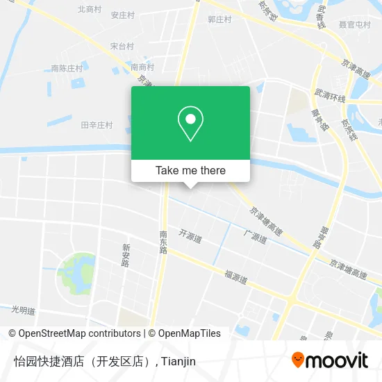 怡园快捷酒店（开发区店） map