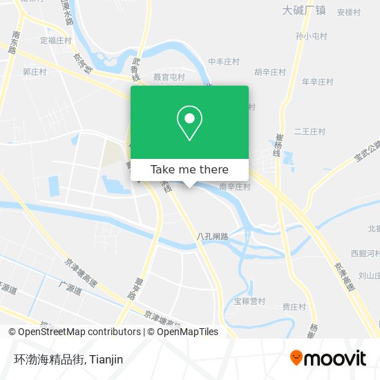 环渤海精品街 map