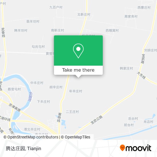 腾达庄园 map