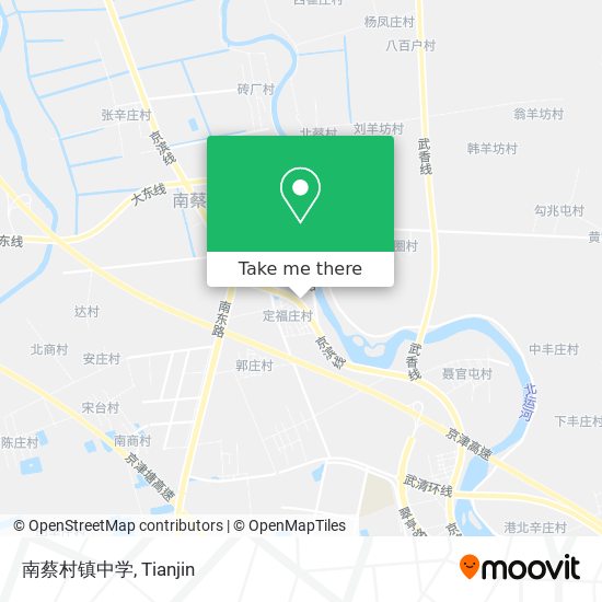 南蔡村镇中学 map