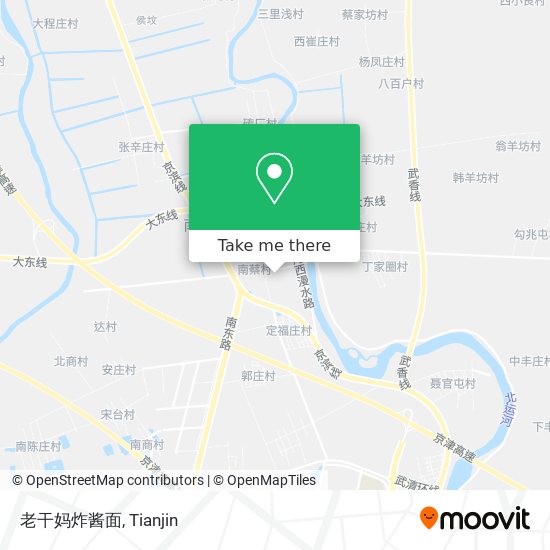 老干妈炸酱面 map