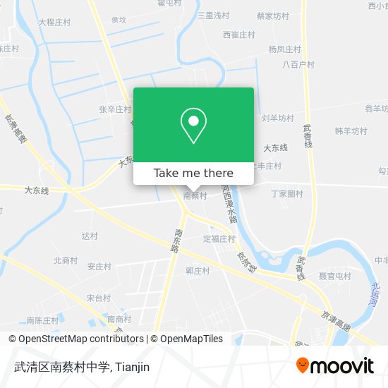 武清区南蔡村中学 map