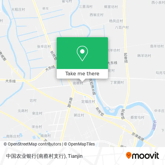 中国农业银行(南蔡村支行) map
