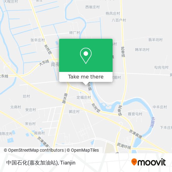 中国石化(嘉友加油站) map