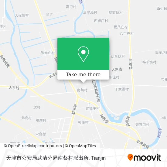 天津市公安局武清分局南蔡村派出所 map