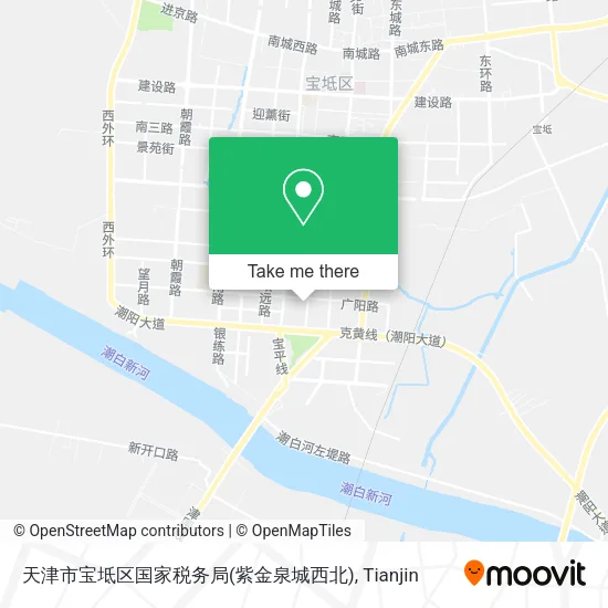 天津市宝坻区国家税务局(紫金泉城西北) map