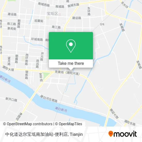 中化道达尔宝坻南加油站-便利店 map