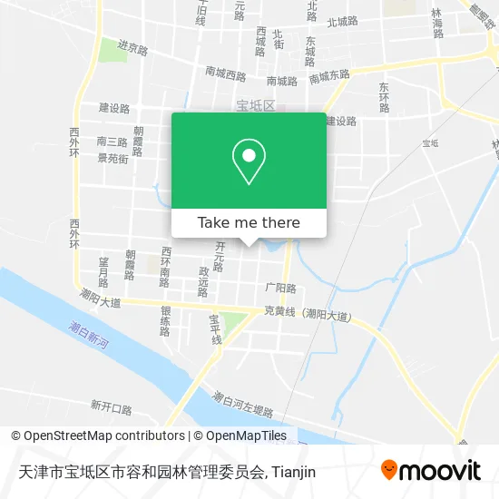 天津市宝坻区市容和园林管理委员会 map