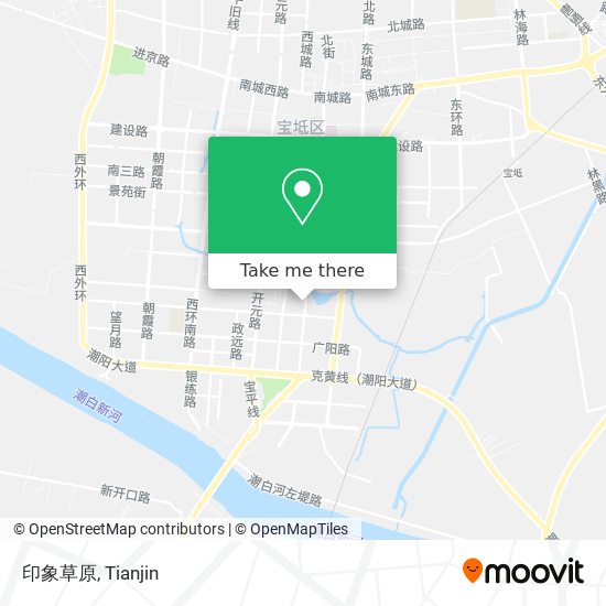印象草原 map
