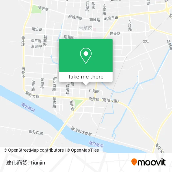 建伟商贸 map