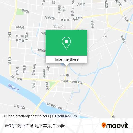 新都汇商业广场-地下车库 map