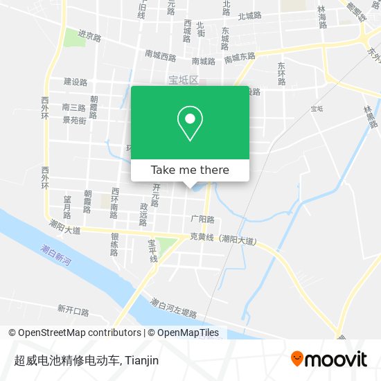 超威电池精修电动车 map