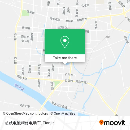 超威电池精修电动车 map
