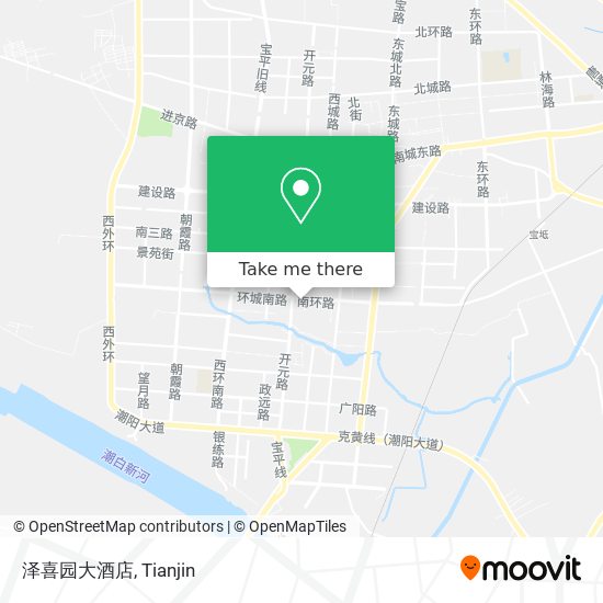 泽喜园大酒店 map