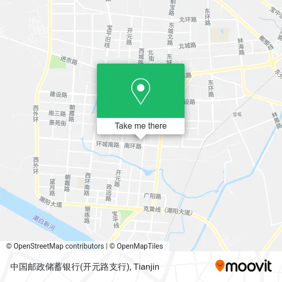 中国邮政储蓄银行(开元路支行) map