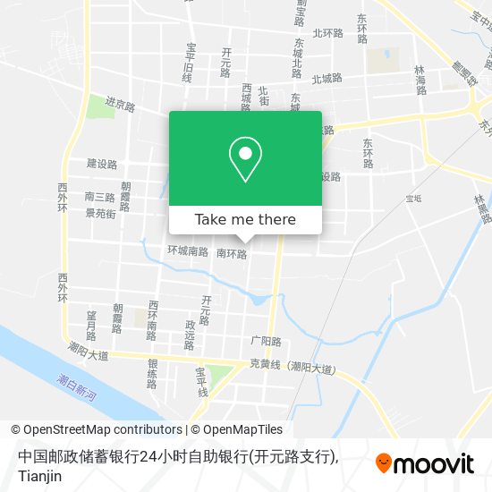 中国邮政储蓄银行24小时自助银行(开元路支行) map