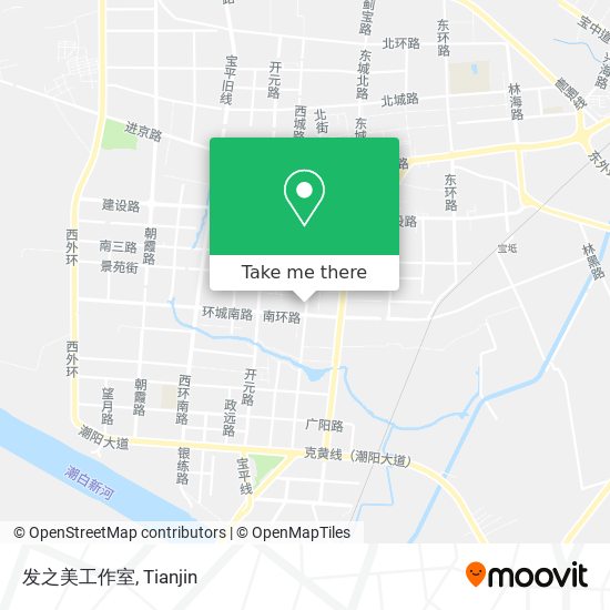 发之美工作室 map