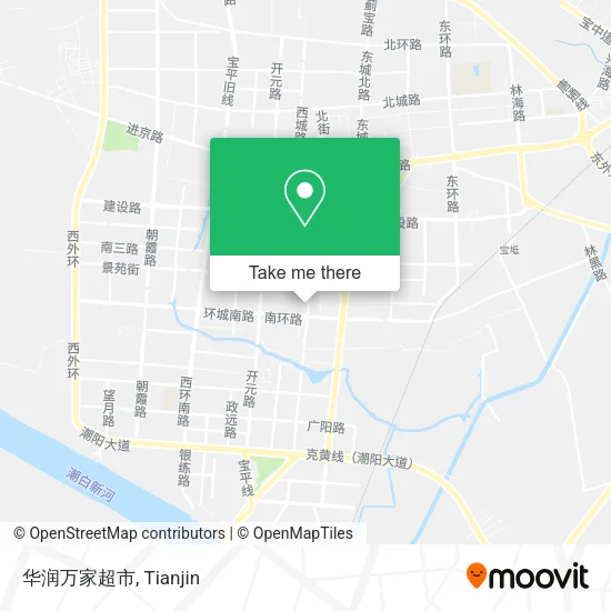 华润万家超市 map