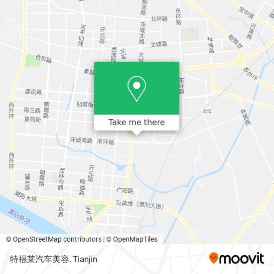 特福莱汽车美容 map