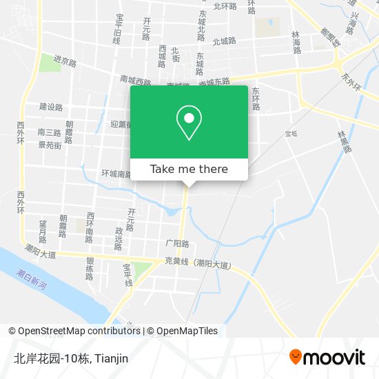 北岸花园-10栋 map